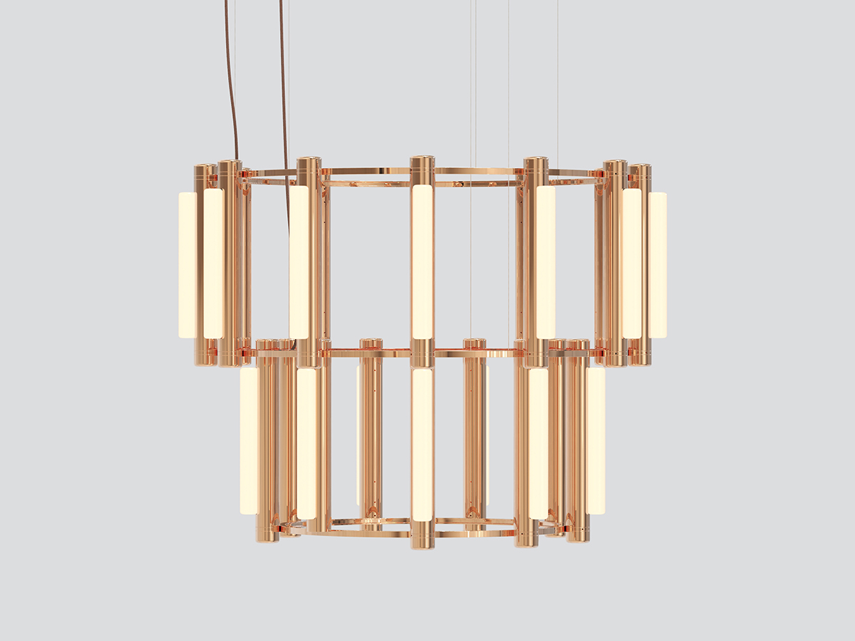 Pipeline Chandelier Pendant Light