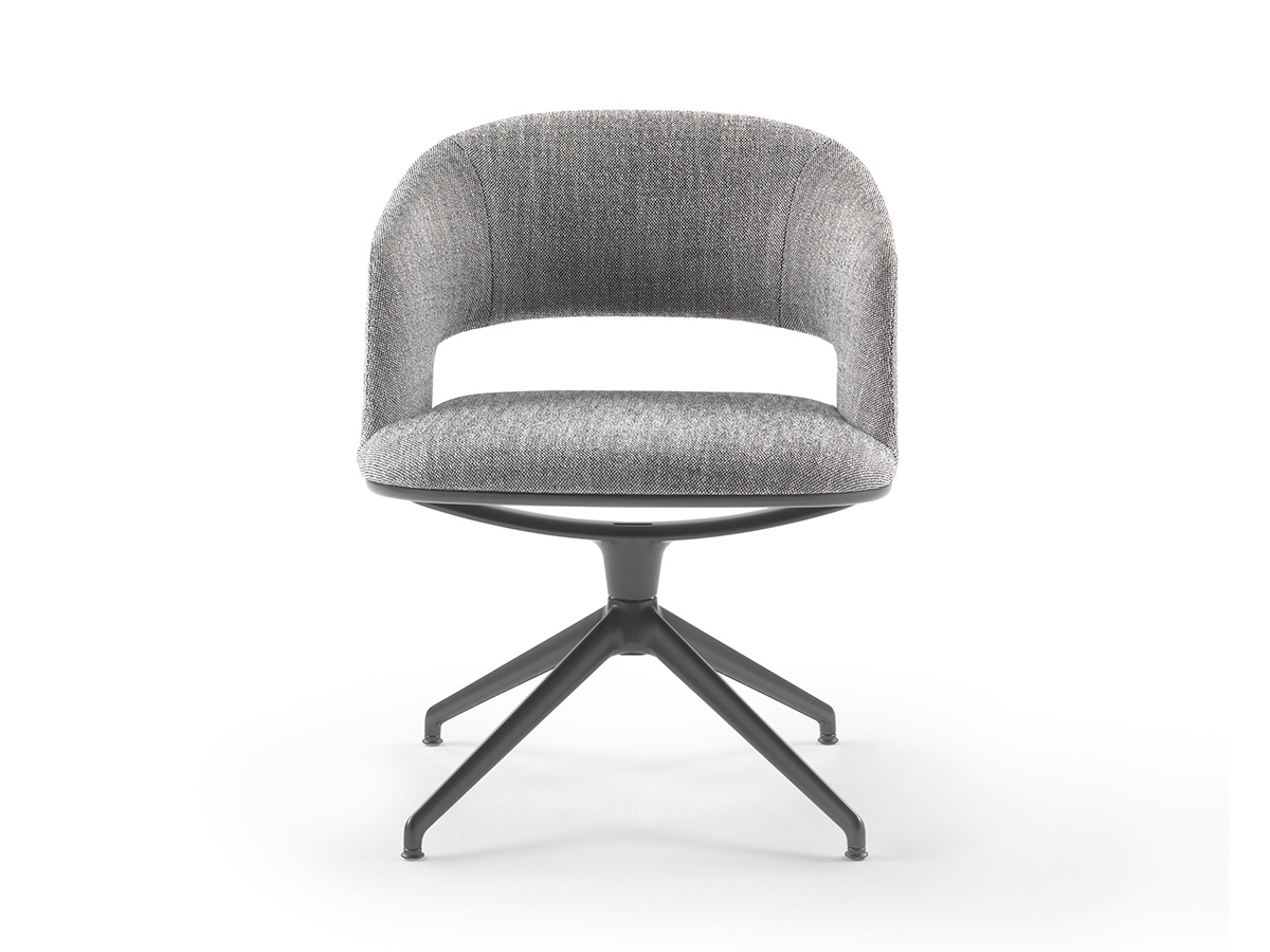 Flexform Alma Chair With Base with 4 Spokes