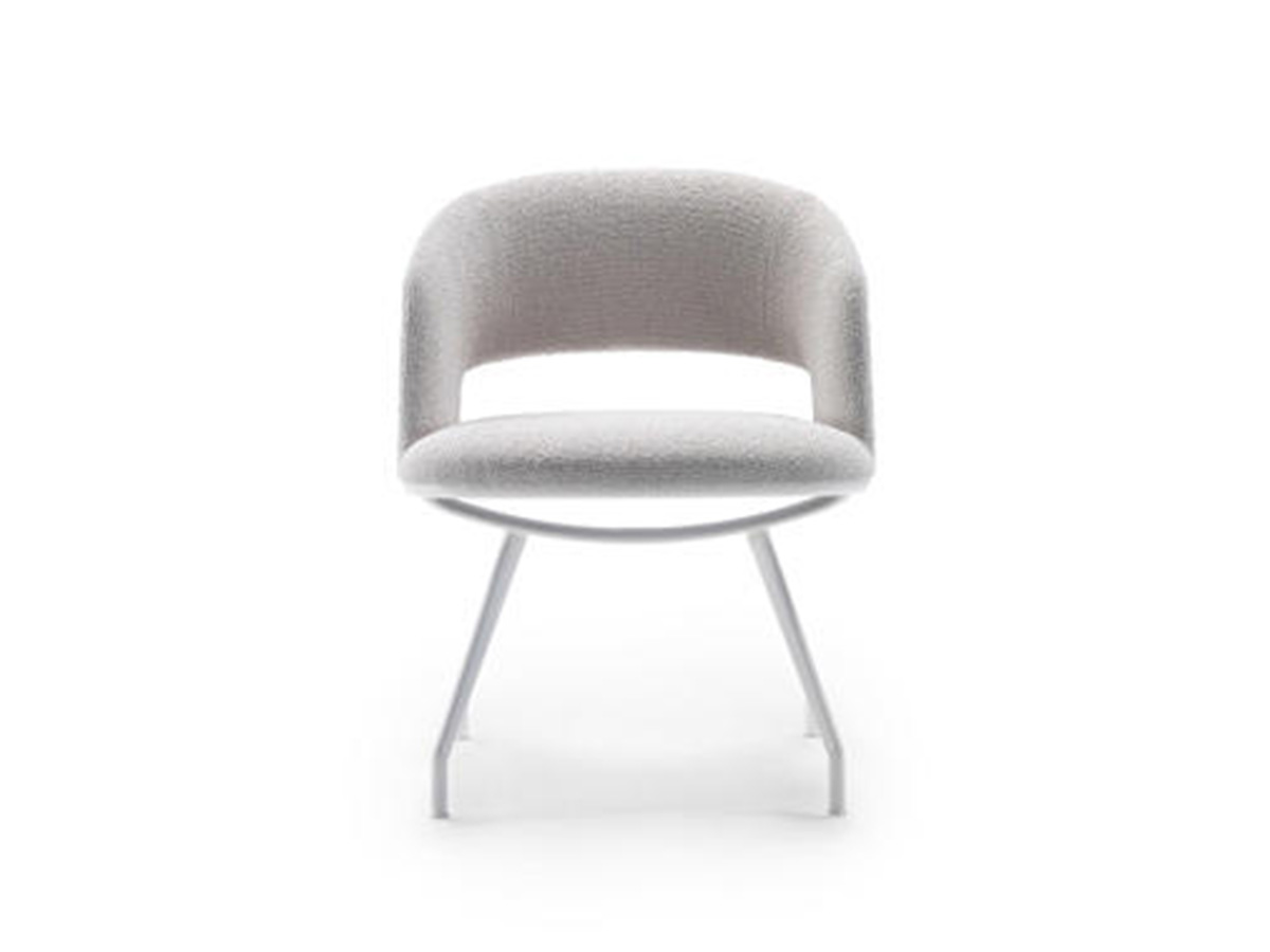 Flexform Alma Chair With n.04 Legs in Aluminium