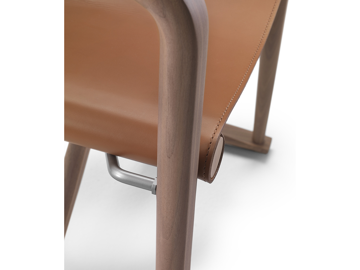 Luchino Chair with Armrests