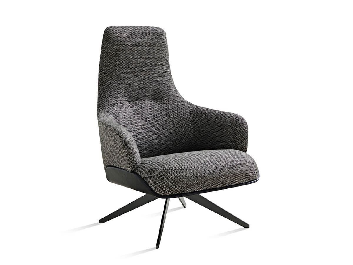 Molteni&C Kensington Armchair With High Backrest