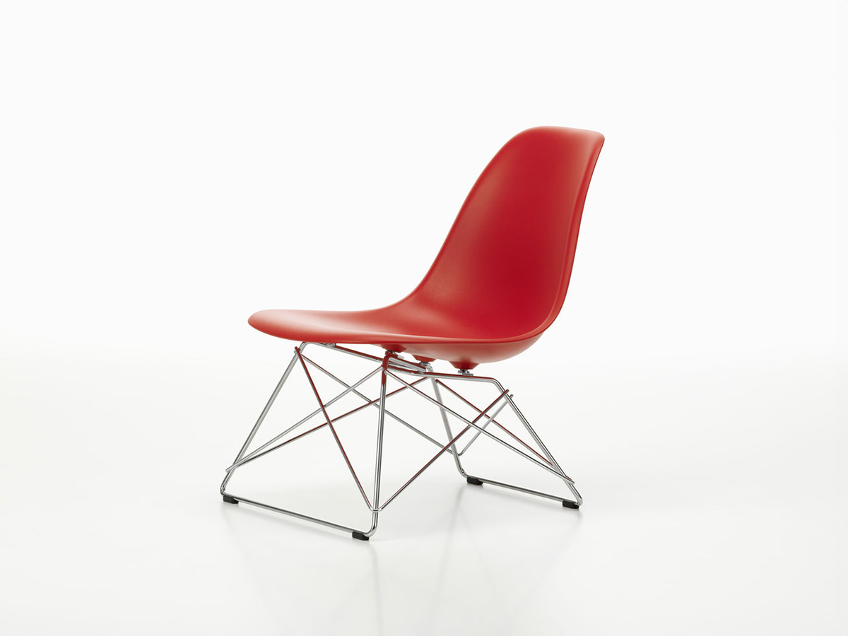 Vitra Eames Fiberglass Side Chair LSR Poltroncina 